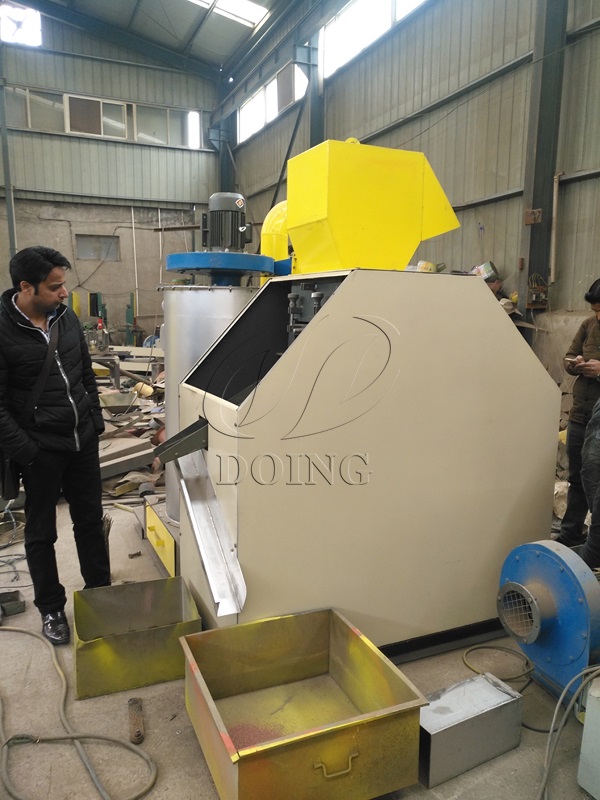copper cable recycling machine