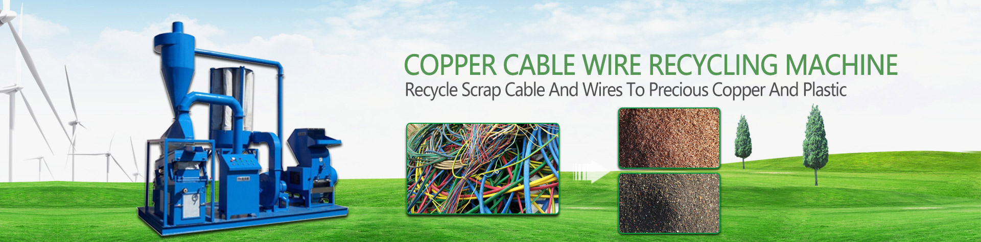 copper wire recycling machine