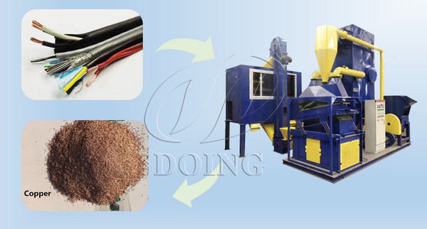 copper wire recycling machine