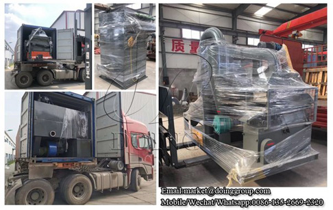 One set DOING copper wire recycling machine will be shipped to India
