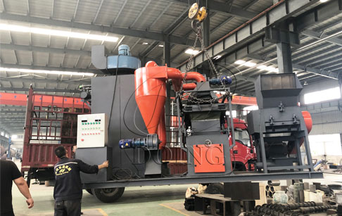 One set small type copper wire recycling machine was ready to be delivered to Hebei, China
