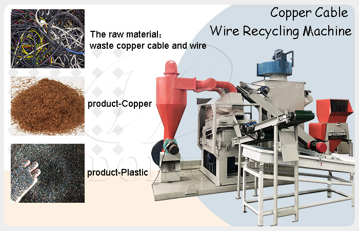 cable wire recycling machine