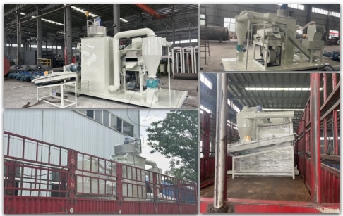 200-300kg/h cable wire recycling machine was delivered to Myanmar from Henan Doing factory