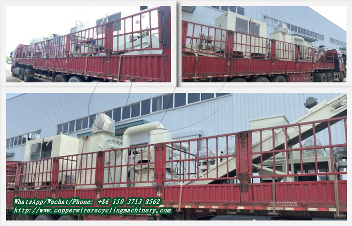 Cable wire recycling granulator