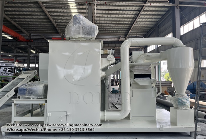 waste cable wire recycling machine