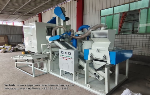 Cable wire granulator machine project was successfully installed and put into production in Chongqing, China