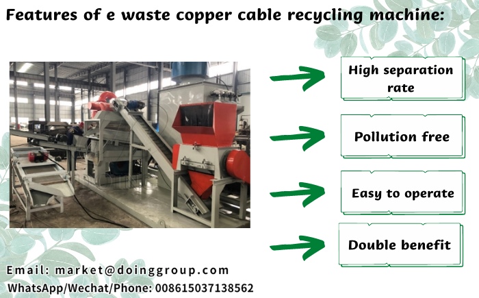 DY-600 medium copper wire recycling machine