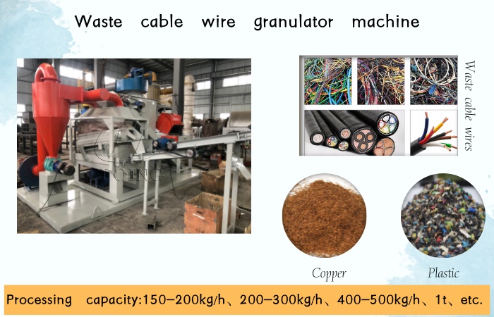 Copper wire recycling machine
